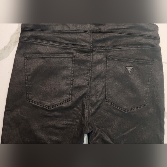 Guess Black Bib Overalls Stretch Dress Pants Romper Women's L - Picture 4 of 14